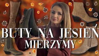 🍁BUTY NA JESIEŃ 👢🥾 MIERZYMY🍂 [upl. by Gitt34]