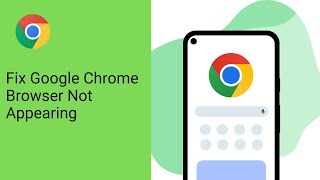 How To Fix Google Chrome Browser Not Appearing [upl. by Htiek]