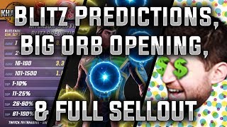 Blitz Predictions BIG Orb Opening amp Full Sellout Mode  MARVEL Strike Force [upl. by Drawd]