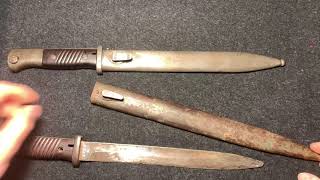 WW2 German Bayonet What to Expect to Pay [upl. by Yur]