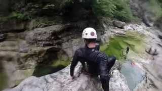 GoPro Hero3 Plus Canyoning Austria [upl. by Nellda]