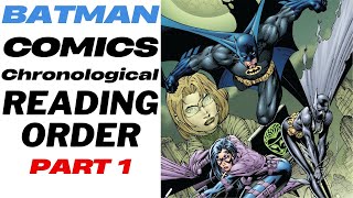 The Dark Knights Journey Batman Comics Reading Order Part 1 [upl. by Shannan]