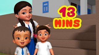 பள்ளிக்கூடம் போகலாமடி செல்லக்குட்டி  Tamil Rhymes for Children  Infobells [upl. by Bodrogi]