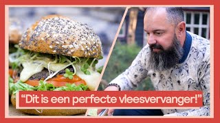 Portobelloburgers met raclettekaas 1  Buiten koken met Ramon [upl. by Eden]