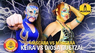 Keira vs Diosa Quetzal Máscara vs Máscara Lucha Completa en Promociones Corsario Negro [upl. by Leraj]