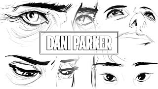 CÓMO DIBUJAR OJOS  DANI PARKER [upl. by Fulks]