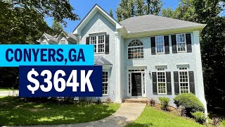 House For Sale In Conyers GA  4 Bedroom 25 Bath Unfinished Basement [upl. by Ytsim]