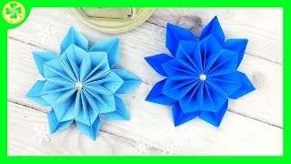 Ośmioramienna Gwiazda Origami  DIY świąteczne dekoracje instrukcja [upl. by Jessalin]