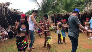 Traditional dance of Embera Village  Panama [upl. by Loni]