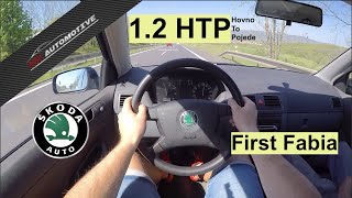 Skoda Fabia 12 HTP POV Test Drive  Acceleration 0  160 kmh [upl. by Runstadler317]