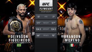 UFC 270 Free Fight Brandon Moreno vs Deiveson Figueiredo 1 [upl. by Noryb]