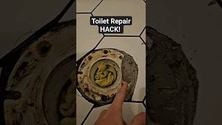 How To Repair A Broken Toilet Flangeshorts [upl. by Asssilem986]