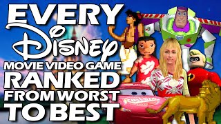 Every Disney Movie TieIn Video Game Ranked From WORST To BEST [upl. by Ytrebil]