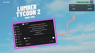 LUMBER TYCOON 2  UNLIMITED MONEY DUPE [upl. by Axia]