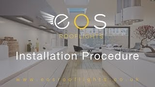 How To Install Rooflights For Flat Roofs  EOS Rooflights Installation Process [upl. by Waverly]