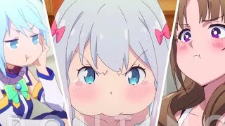 Pouting Faces In Anime  Funny Waifu Moments [upl. by Nivat]