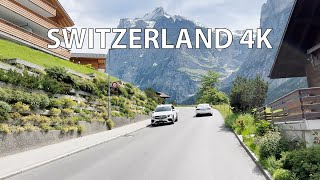 Switzerland 4K  Scenic Drive  Stunning Grindelwald [upl. by Carson104]