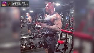 Martyn Ford vs Iranian Hulk training comparison [upl. by Lili]