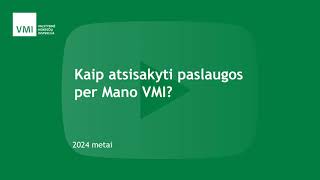 Kaip atsisakyti paslaugos per Mano VMI [upl. by Cela]