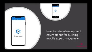 How to create android and iOS applications using Quasar framework [upl. by Hedberg]