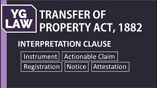 Section 3 of TPA  Instrument Actionable Claim Registration Notice and Attestation  YG Law [upl. by Popelka650]