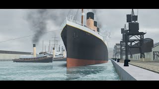 Titanic SOS Port of SOUTHAMPTON Update added to the game shipssandbox20shipbucket47 [upl. by Enihpled]