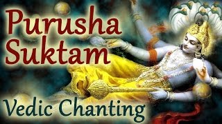 Vedic Chants  Purusha Suktam by 21 Brahmins  Vedic Hymns [upl. by Enialedam915]