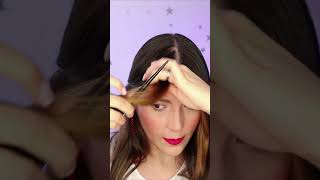 CÓMO cortar✂️ el FLEQUILLO DESFILADO en casa 💇‍♀️ [upl. by Shakti]