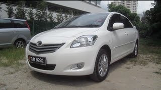 2011 Toyota Vios 15 G StartUp and Full Vehicle Tour [upl. by Nerol]