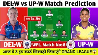 WOMENS PREMIER LEAGUE  MATCH NO 8  DELHI W VS UP W  FULL STATISTICS BY OFFICIAL TIPS [upl. by Leiru49]