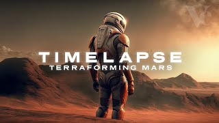 Timelapse of Mars Terraforming  2021 3020   Mars Terraforming NASA [upl. by Lu]