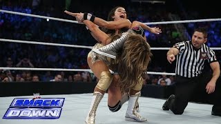 AJ Lee vs Rosa Mendes WWE SmackDown August 1 2014 [upl. by Rosinski532]