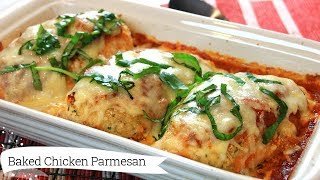 Easy Cheesy Parmesan Chicken Baked to Perfection 🍽 [upl. by Bennet]