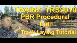 TRAINZ Railroad Simulator 2019 Route Building Part 2 [upl. by Chappell]