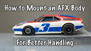 How to Mount an AFX Body for better handling [upl. by Ennovart]