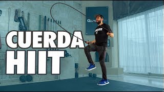 Cardio HIIT con Cuerda  QUEMADOR DE GRASA [upl. by Maxie]