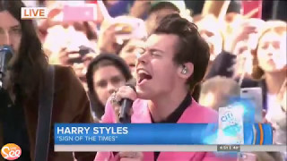 Sign Of The Times  Harry Styles  LIVE on The Today Show [upl. by Hardwick]