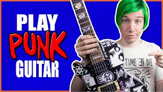 How To Play Punk Guitar 🤘 [upl. by Adnalram430]