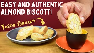 Make Biscotti Like An Italian Authentic Tuscan cantucci recipe [upl. by Foskett180]