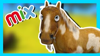 My Draft Horse and More Farm Songs  Kids Songs amp Nursery Rhymes [upl. by Airda813]