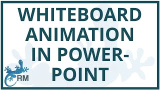 How to create a whiteboard animation in PowerPoint [upl. by Niltak85]