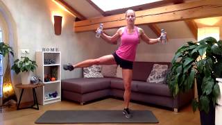 Fatburning Fitness Workout kostenlos zuhause trainieren I Live Tag 14 [upl. by Kei488]