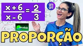 PROPORÇÃO  2 PROBLEMAS  Com a professora Gis [upl. by Midas]