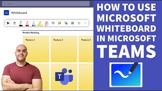 How To Use Microsoft Whiteboard in Microsoft Teams [upl. by Debby]