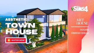 The Beauty of Townhouse for Your Family THE SIMS 4 VIDEO  CINEMATIC CAMERA MOTION [upl. by Percy975]