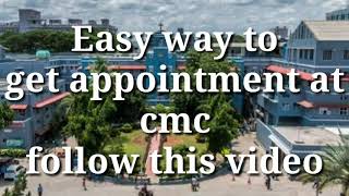 CMC patient portal App for appointment [upl. by Rosenwald761]