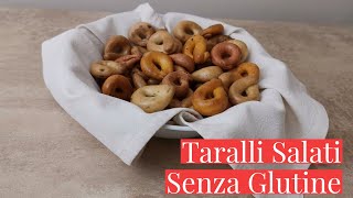 TARALLUCCI SALATI FATTI IN CASA SENZA GLUTINE  Ricetta facile  Tasty Diana [upl. by Acenom595]