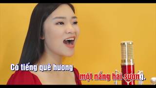 KARAOKE Giọng Nghệ Tìm Về  Lê Ngọc Thúy  Beat Gốc [upl. by Korie]