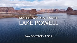 The Matt Lenza Real Estate Team  Lake Powell Drone Footage [upl. by Attennod554]