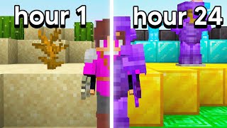 How I Became the Most Stacked SMP Player in 24 Hours [upl. by Wyne]